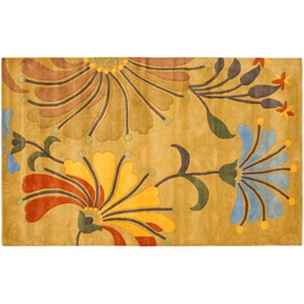 Safavieh Soho Golden Olive Floral Rug - 5' x 8'
