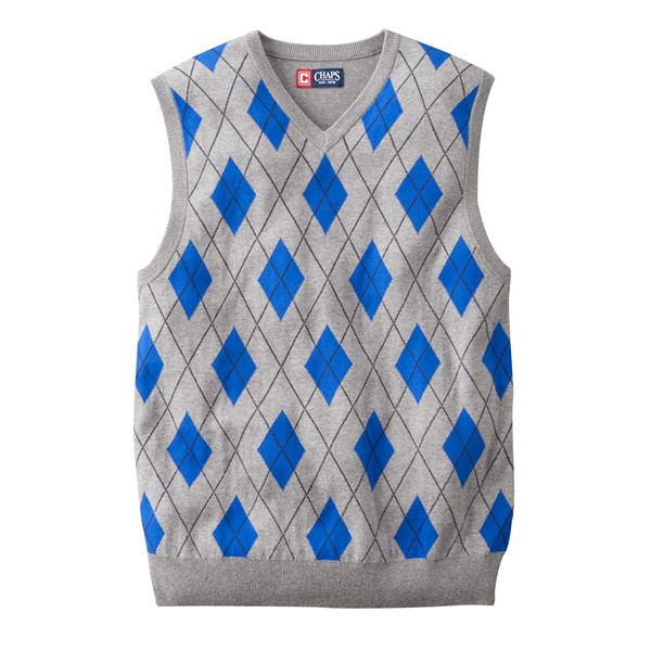 Chaps Argyle Sweater Vest