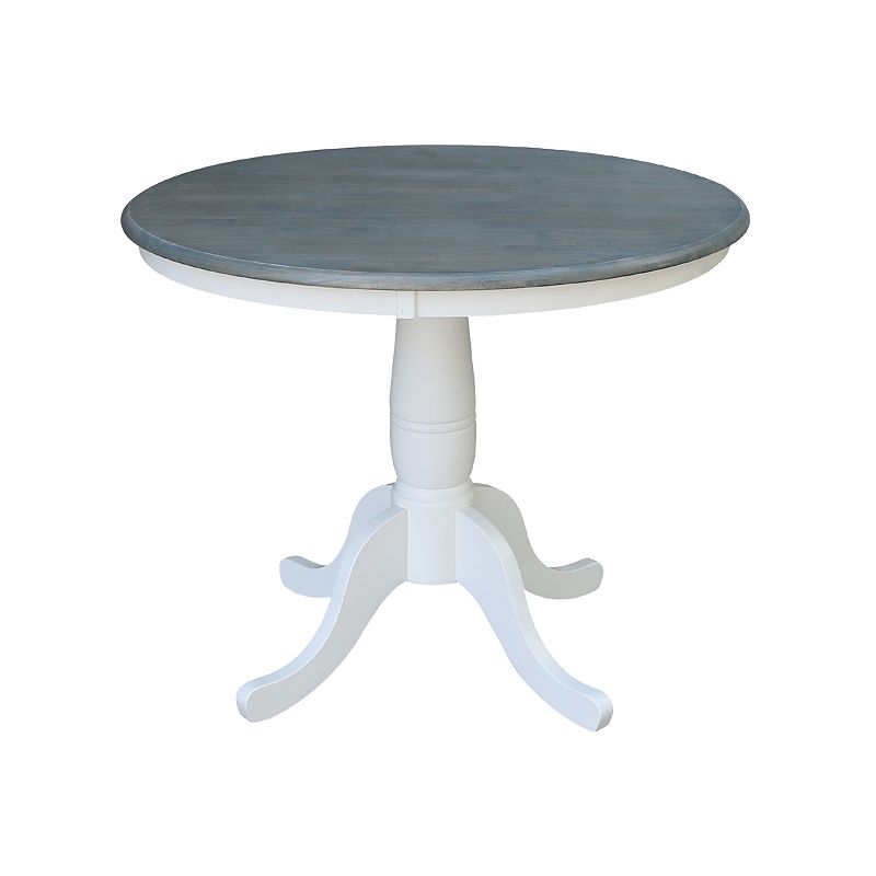 38.4-in. Round Pedestal Dining Table, Multicolor, Furniture