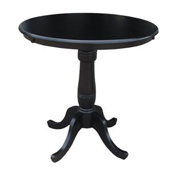 30-36 in Round Adjustable Pedestal Dining Table