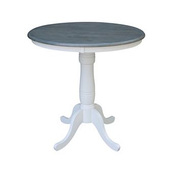 30-36 in Round Adjustable Pedestal Dining Table