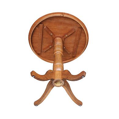 36-42-in. Round Adjustable Pedestal Dining Table