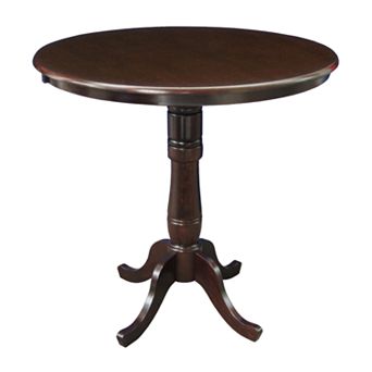 36-42 in Round Adjustable Pedestal Dining Table