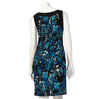 AB Studio Printed Sheath Dress