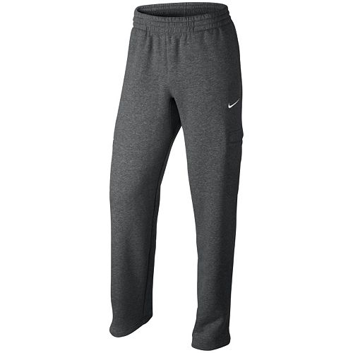 nike swoosh utility pocket joggers in black