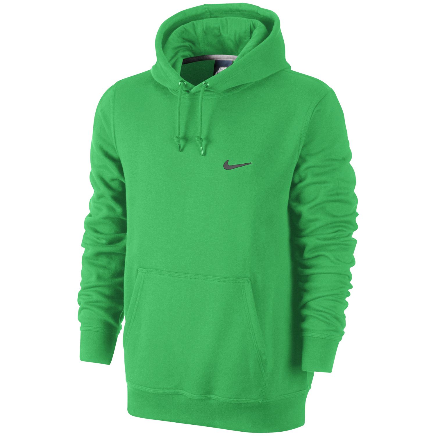 green nike swoosh hoodie