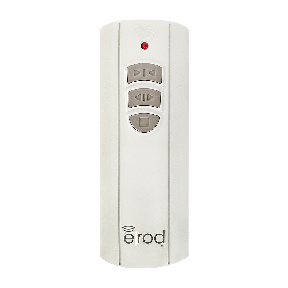 Erod Side Open Remote Controlled Motorized Window Curtain Rod