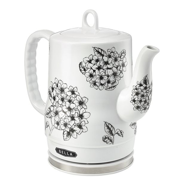 Bella (14746) 1.5 Liter Electric Tea Kettle Black Floral