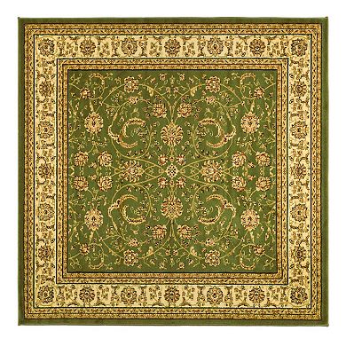 Safavieh Lyndhurst Framed Floral Scroll Rug