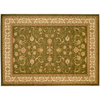 Safavieh Lyndhurst Framed Floral Scroll Rug