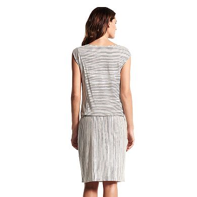 Derek Lam for DesigNation Striped Drop-Waist Dress