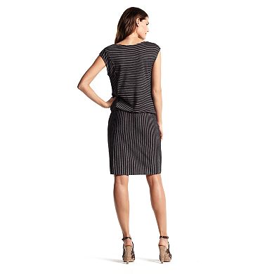 Derek Lam for DesigNation Striped Drop-Waist Dress