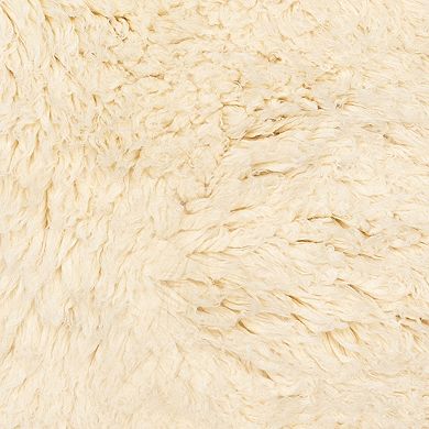 Linon 5A Flokati Natural Rug