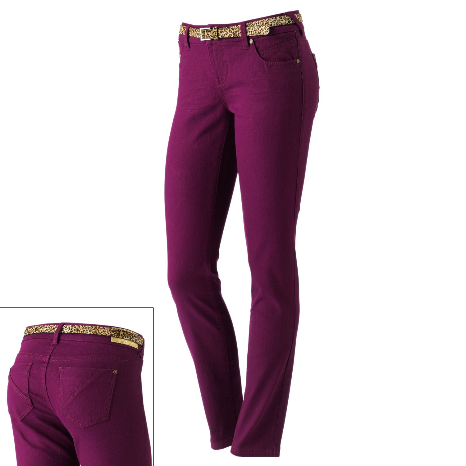 kohls colored skinny jeans