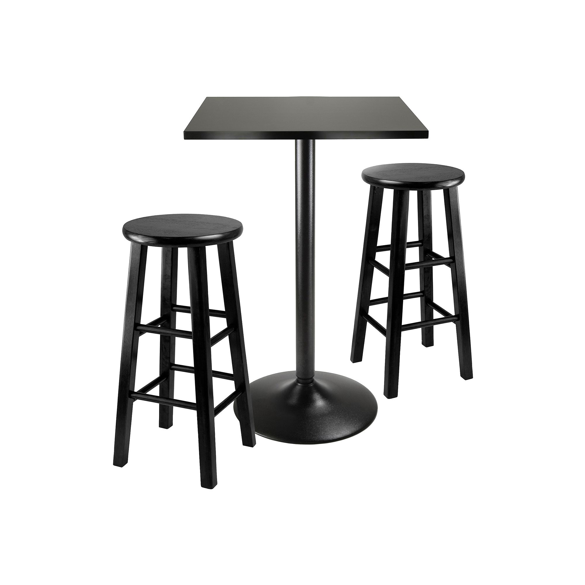 Winsome 3-pc. Dining Table Set, Black