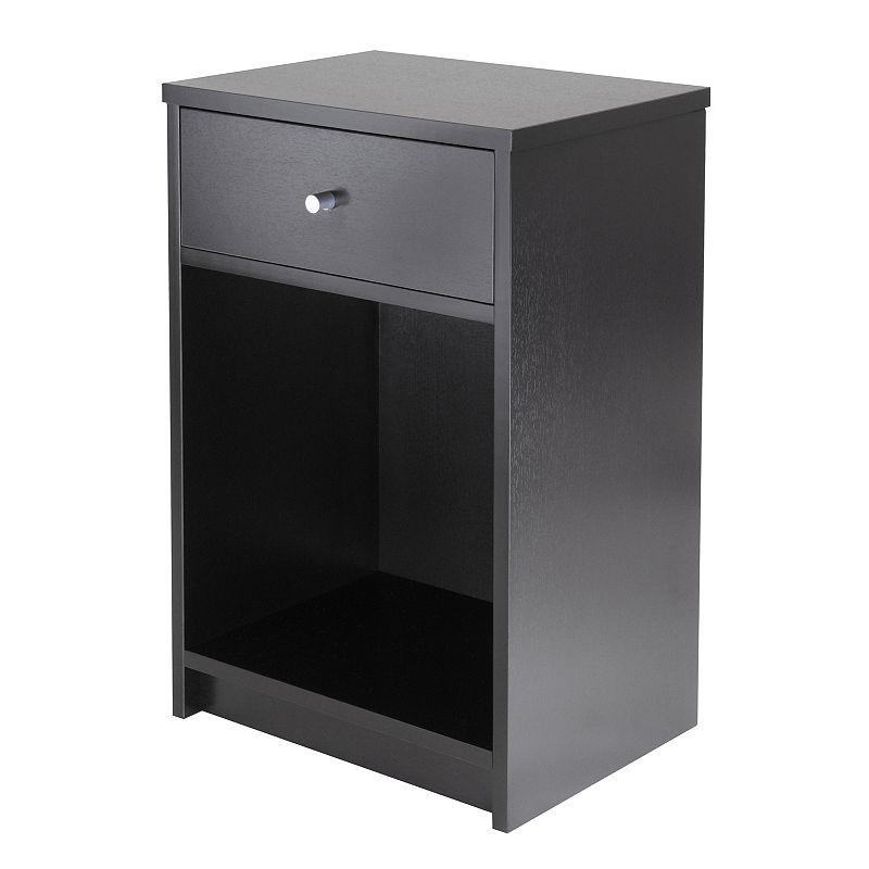 93853362 Winsome Squamish Black Accent Table, Furniture sku 93853362