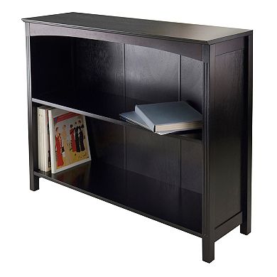 Winsome 2-Shelf Terrace Wide Storage Bookshelf