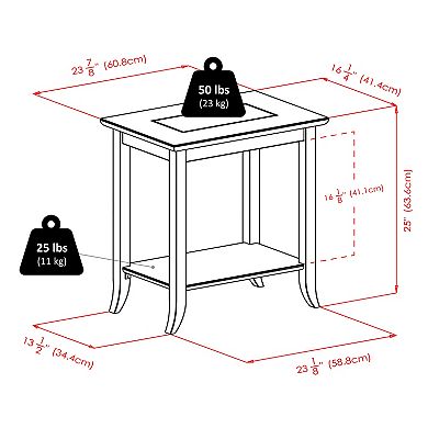 Winsome Genoa End Table