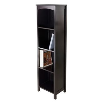 Winsome Terrace Narrow 5 tier Storage Bookshelf
