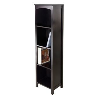 Winsome Terrace Narrow 5 tier Storage Bookshelf