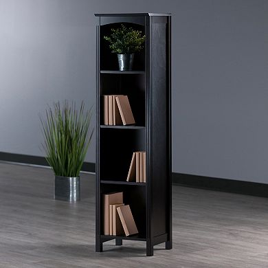 Winsome Terrace Narrow 5-Tier Storage Bookshelf