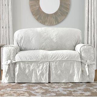 Couch Guard Love Seat Furniture Protector, Damask Gray