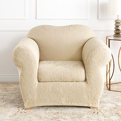 Sure Fit Stretch Jacquard Damask Chair Slipcover