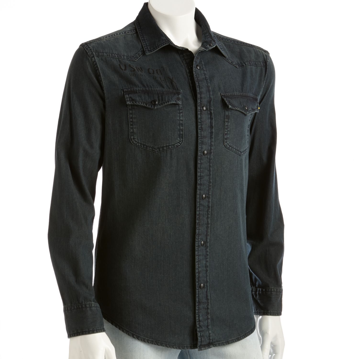 kohls denim shirts
