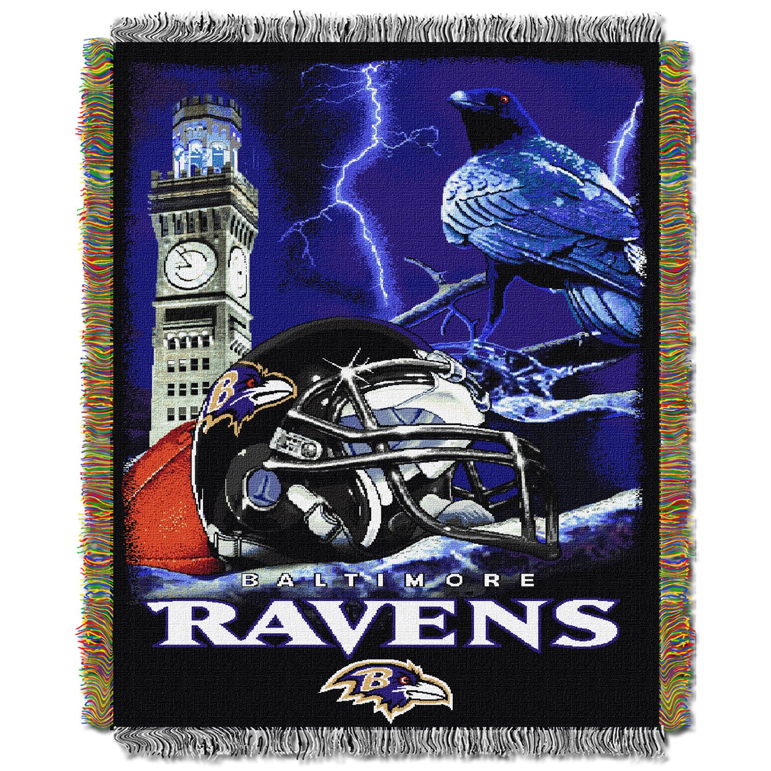 ravens throw blankets