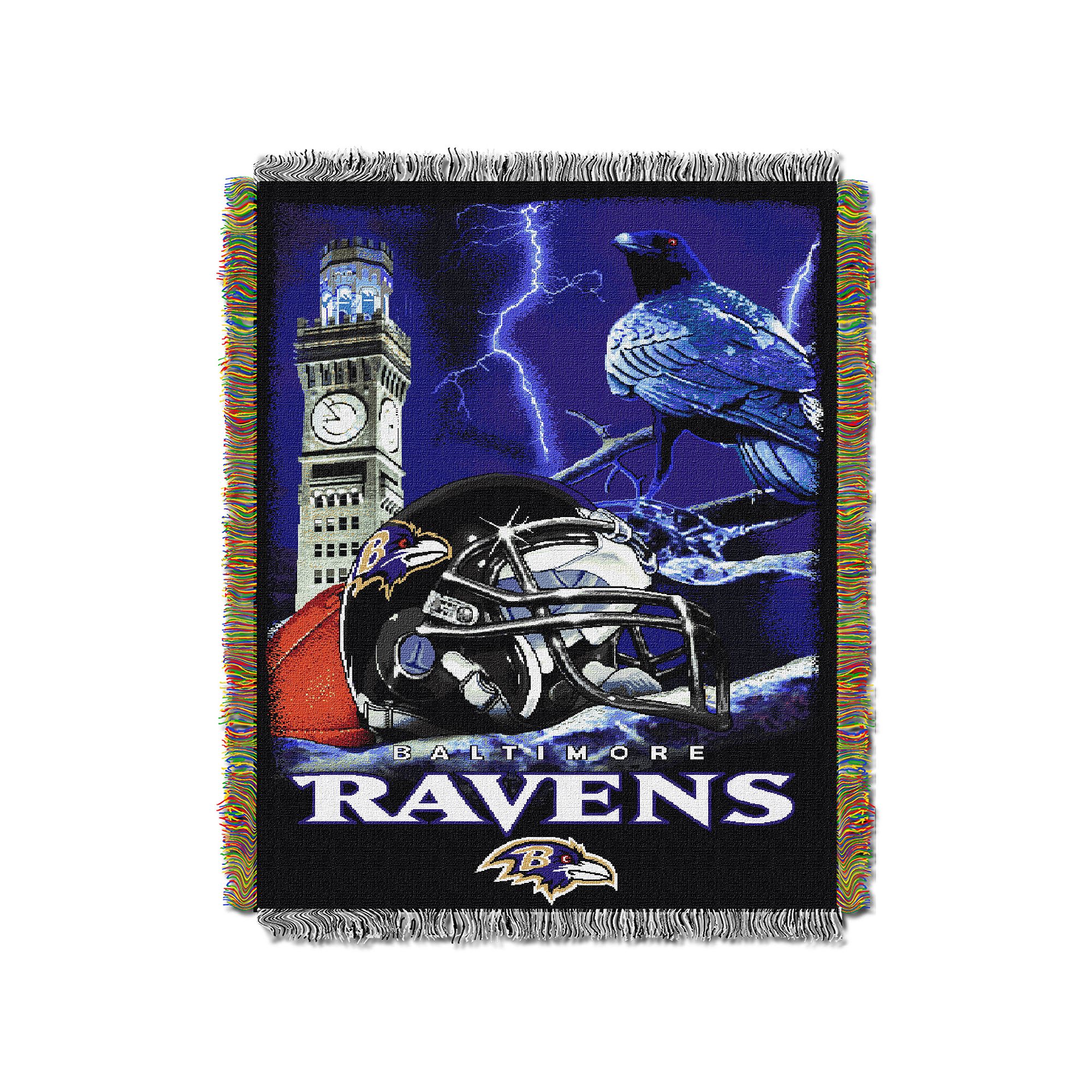 Baltimore Ravens Tapestry Throw by Northwest, Team