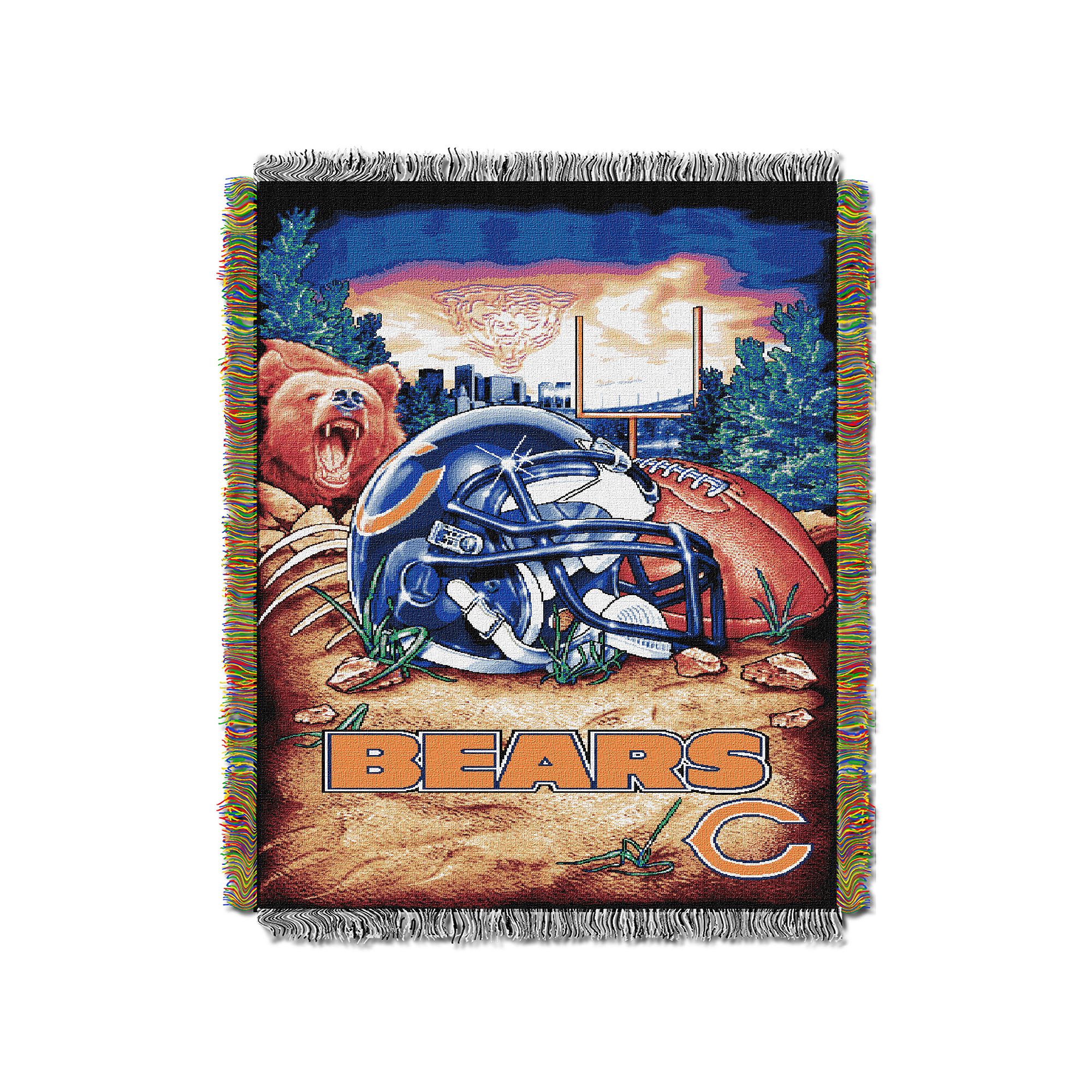 Chicago Bears Tapestry Throw by Northwest, Team