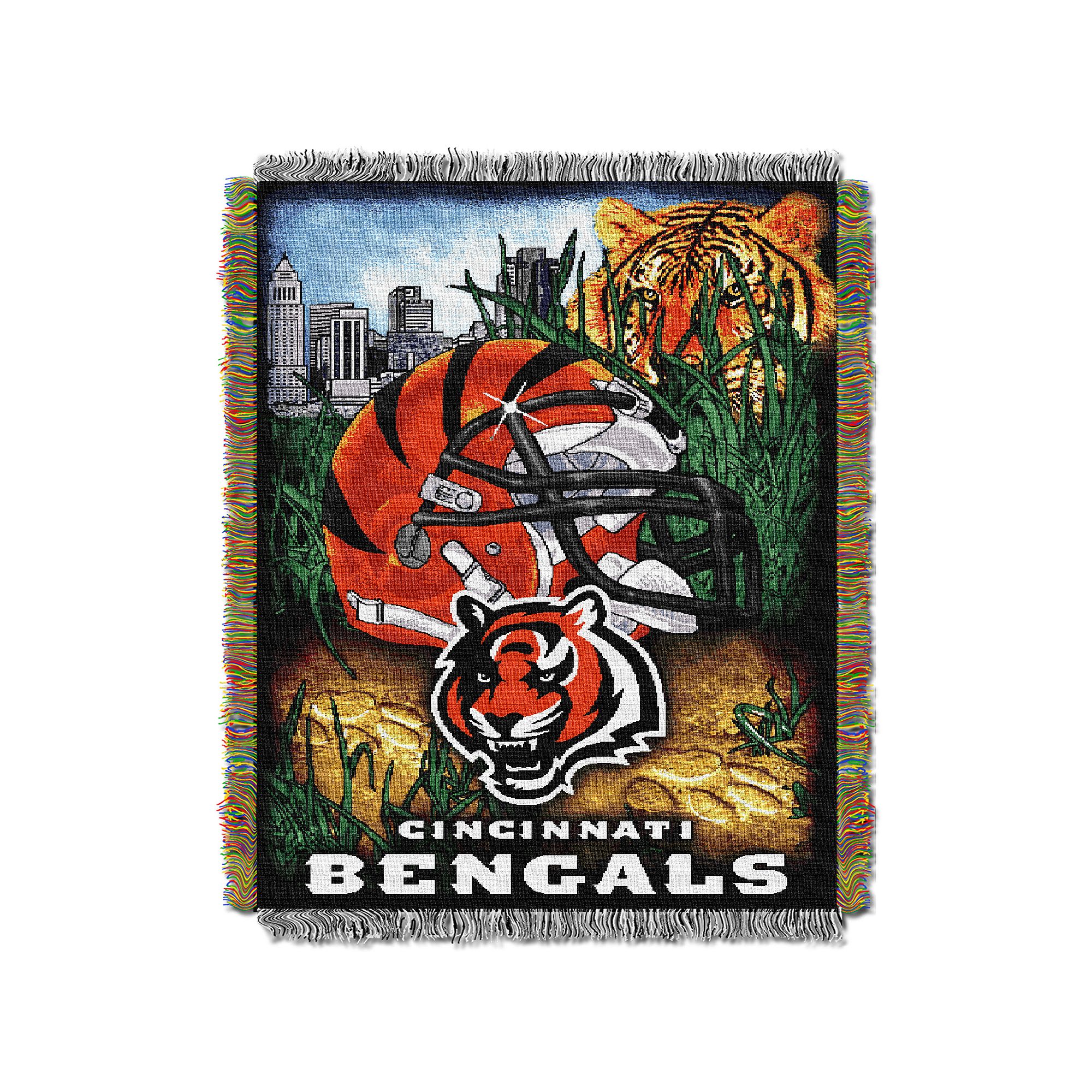 Cincinnati Bengals Tapestry Throw by Northwest, Team