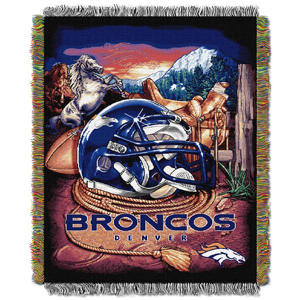 Denver Broncos Tapestry Throw By Northwest