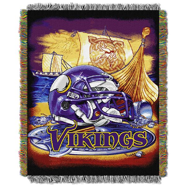 The Northwest Company Minnesota Vikings Fleece Throw , Purple