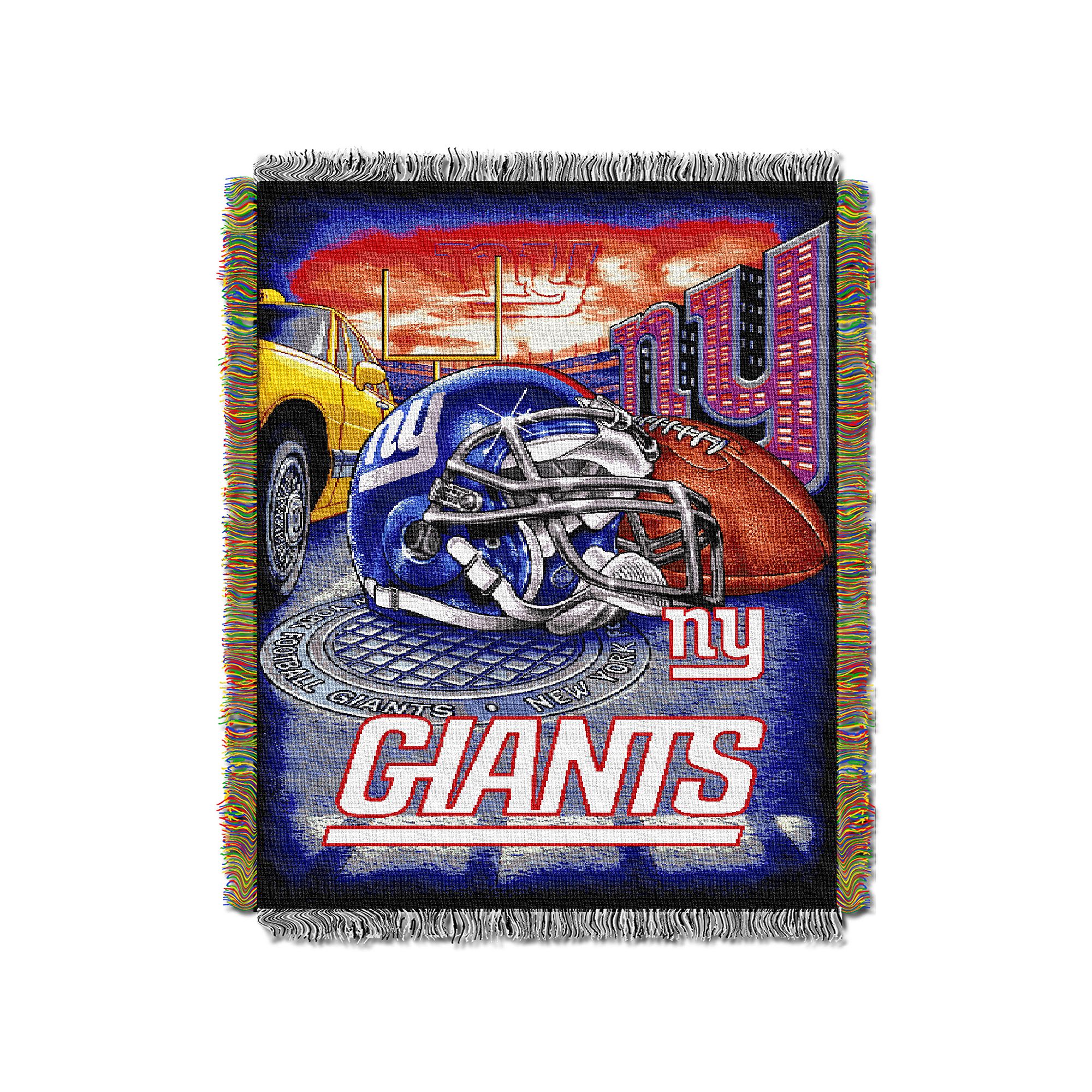 New York Giants Tapestry Throw by Northwest, Team