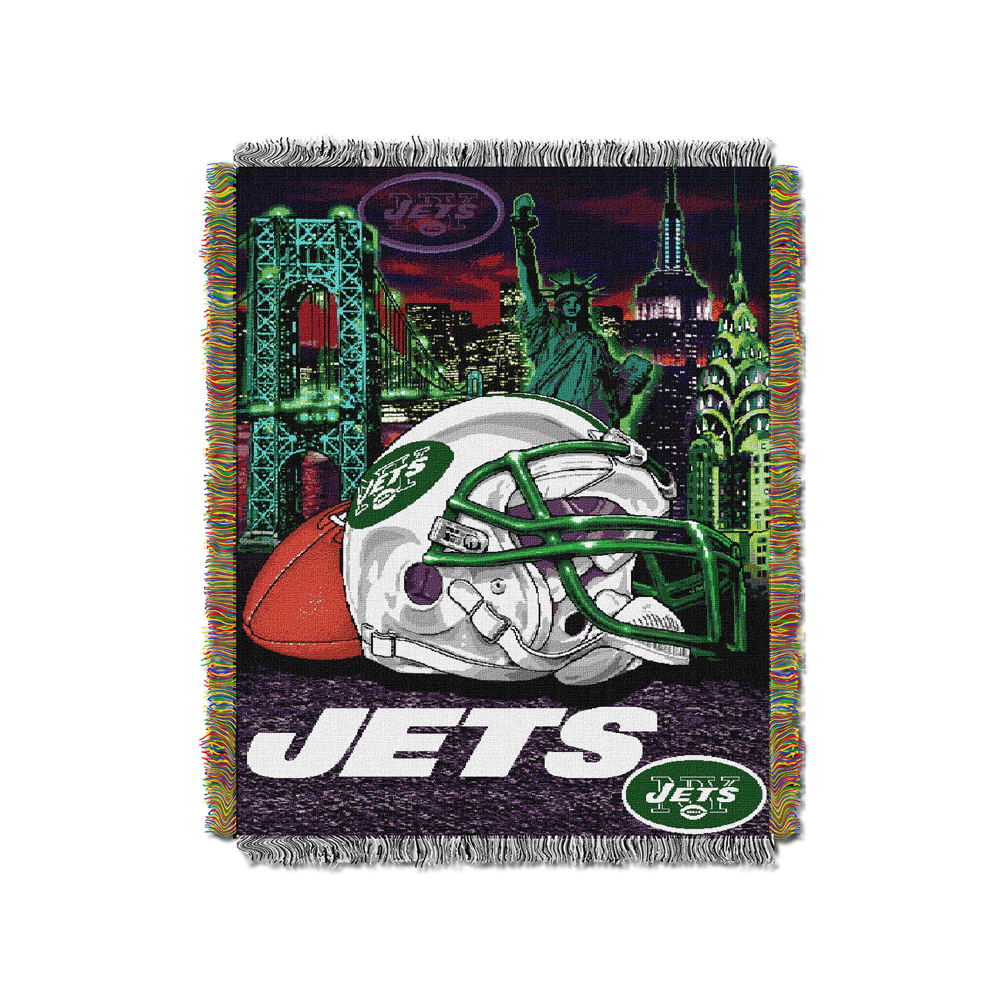 New York Jets Tapestry Throw by Northwest, Team