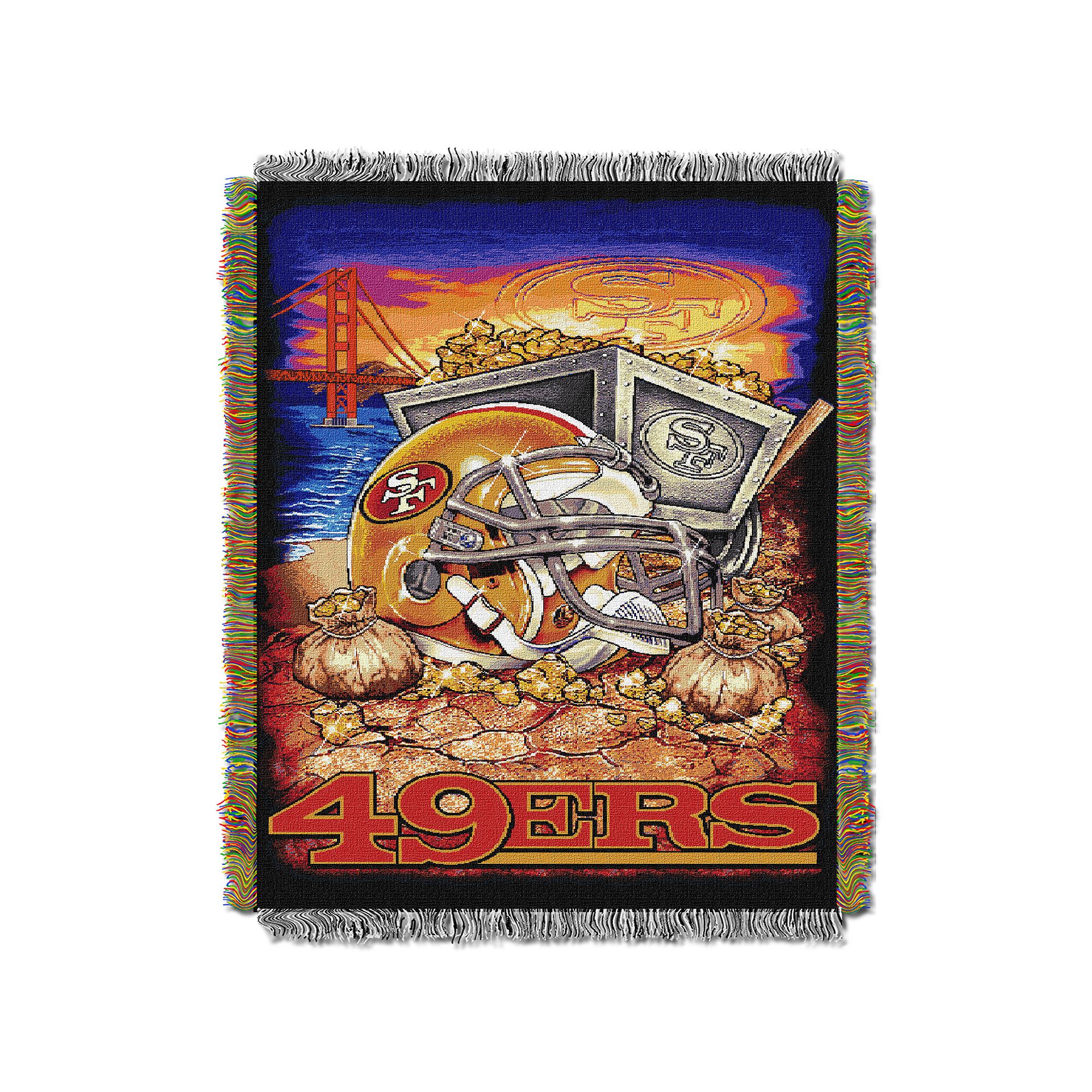 San Francisco 49ers Tapestry Throw by Northwest, Team