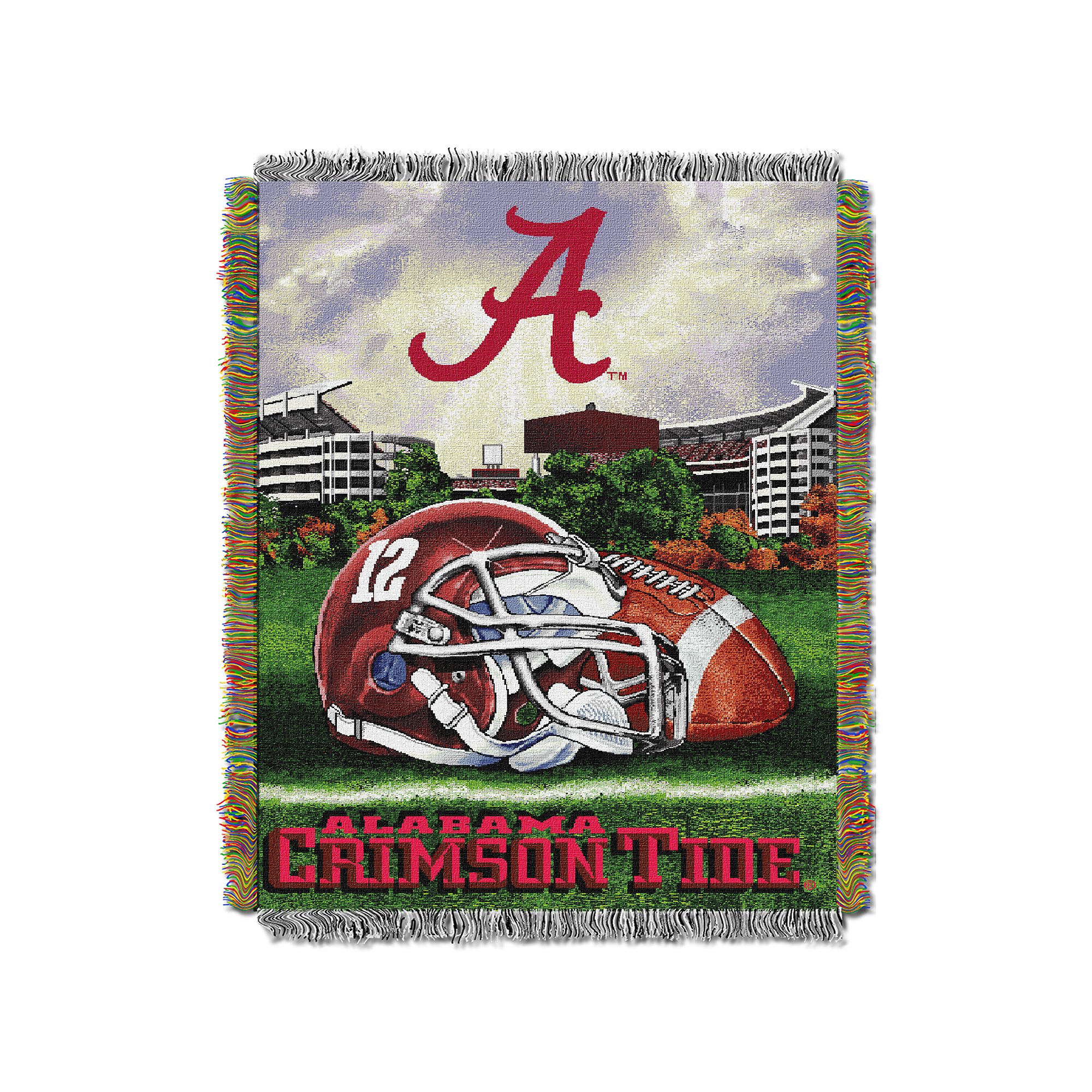 Alabama Crimson Tide Tapestry Throw by Northwest, Team