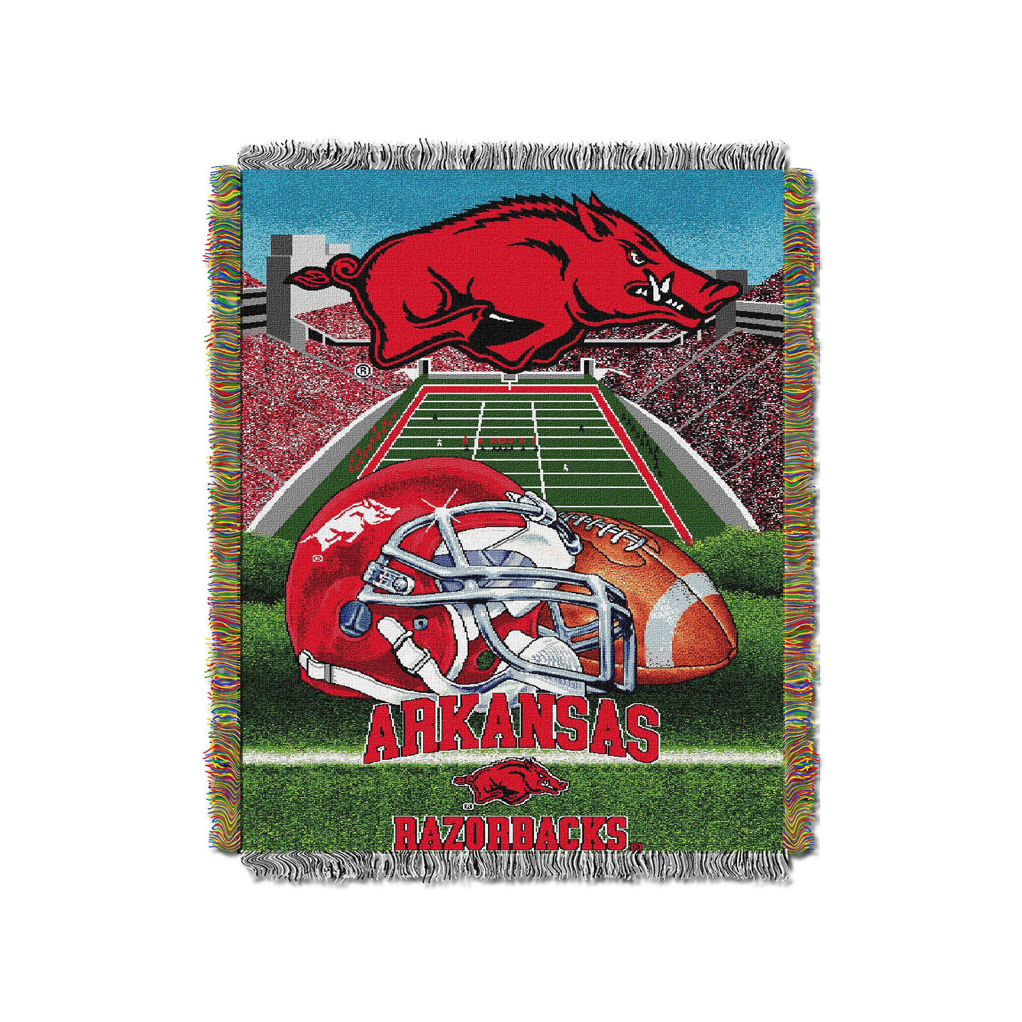 Arkansas Razorbacks Tapestry Throw by Northwest, Team