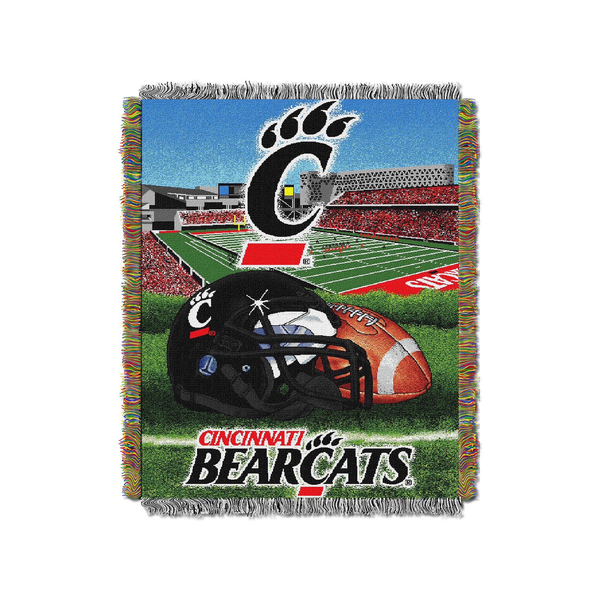 Cincinnati Bearcats Tapestry Throw by Northwest, Team