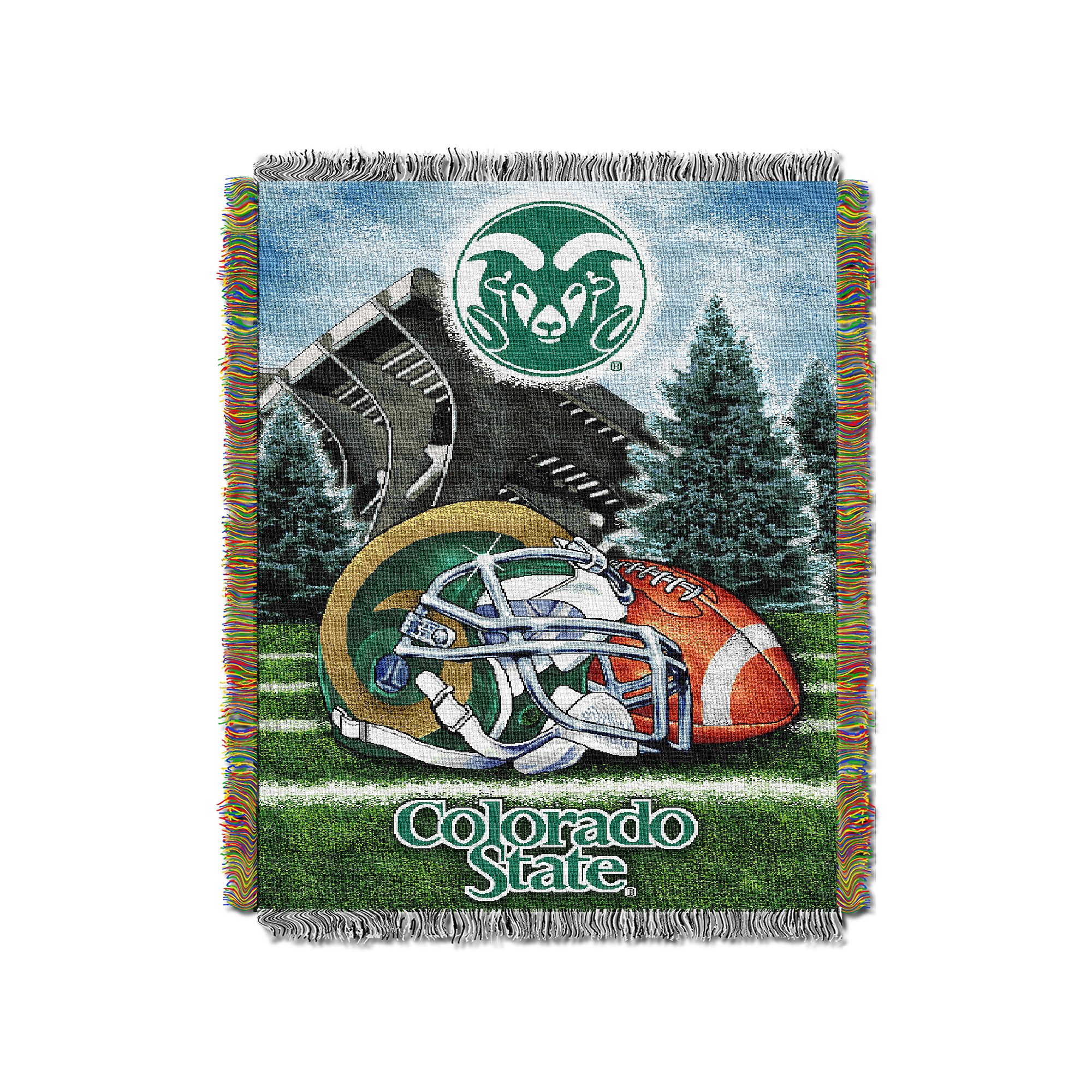 Colorado State Rams Tapestry Throw by Northwest, Team