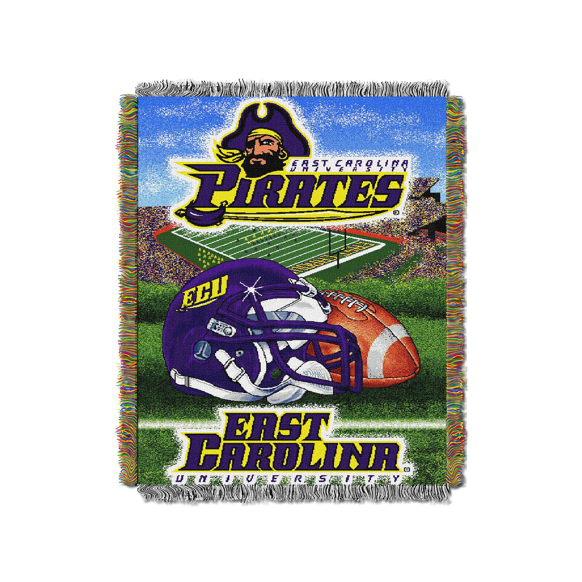 East Carolina Pirates Tapestry Throw by Northwest, Ecu Team