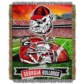 Georgia Bulldogs Tapestry Throw by Northwest