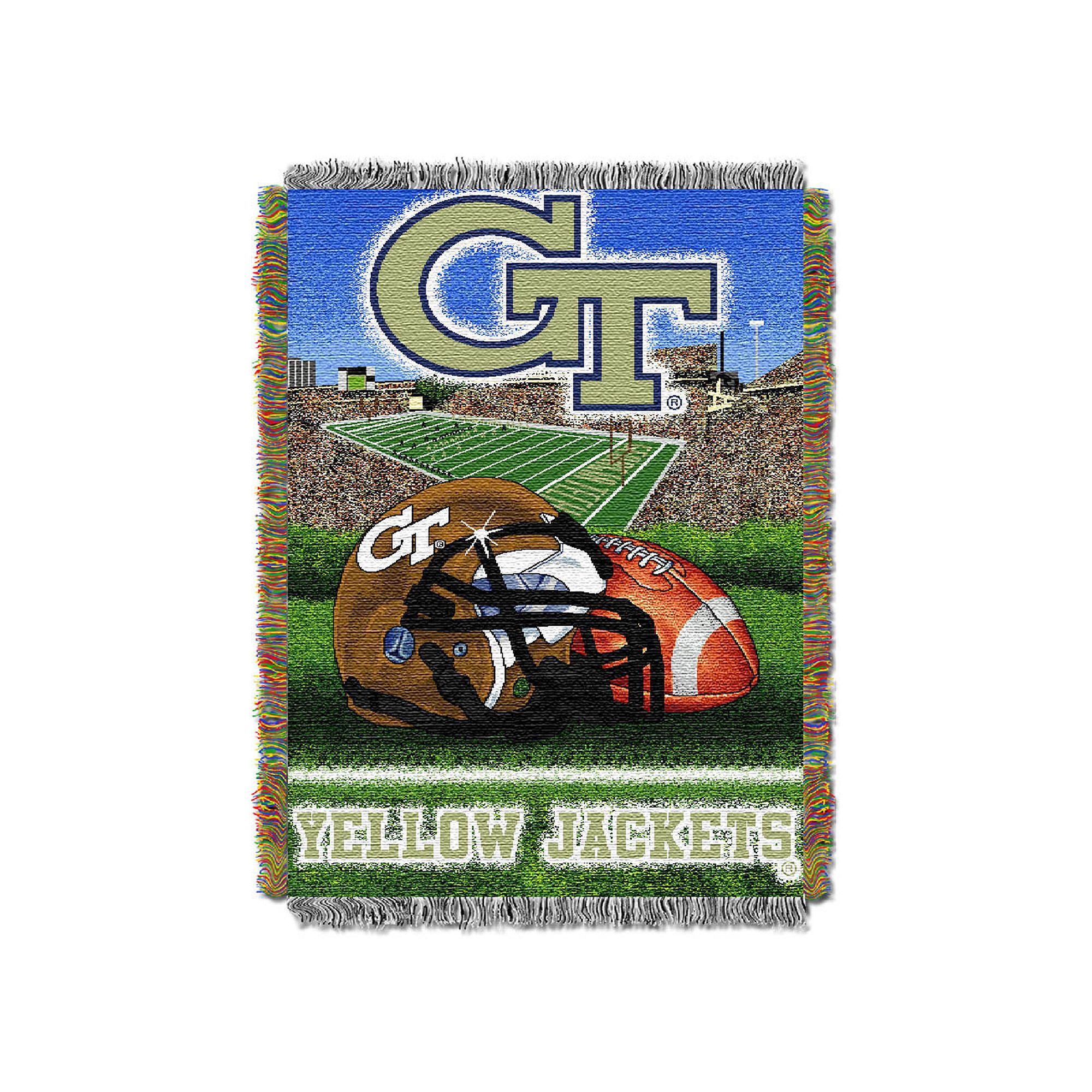 Georgia Tech Yellow Jackets Tapestry Throw by Northwest, Team