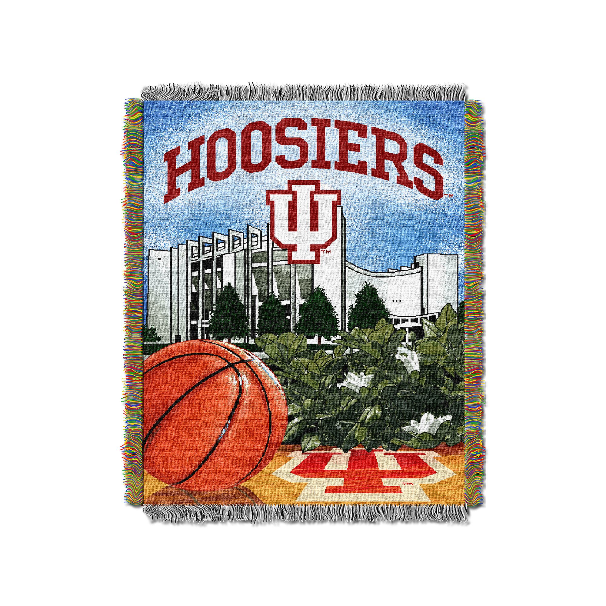 Indiana Hoosiers Tapestry Throw by Northwest, Team