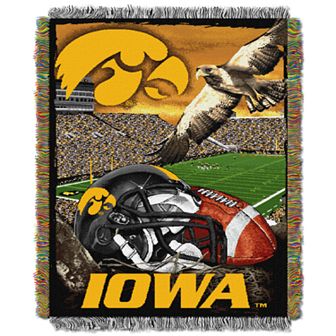 Iowa Hawkeyes Tapestry Throw by Northwest