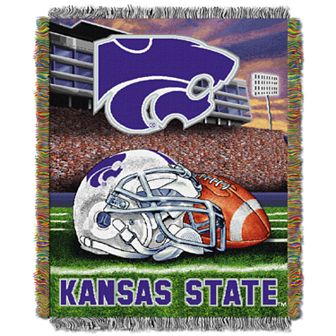 Kansas State Wildcats Tapestry Throw by Northwest