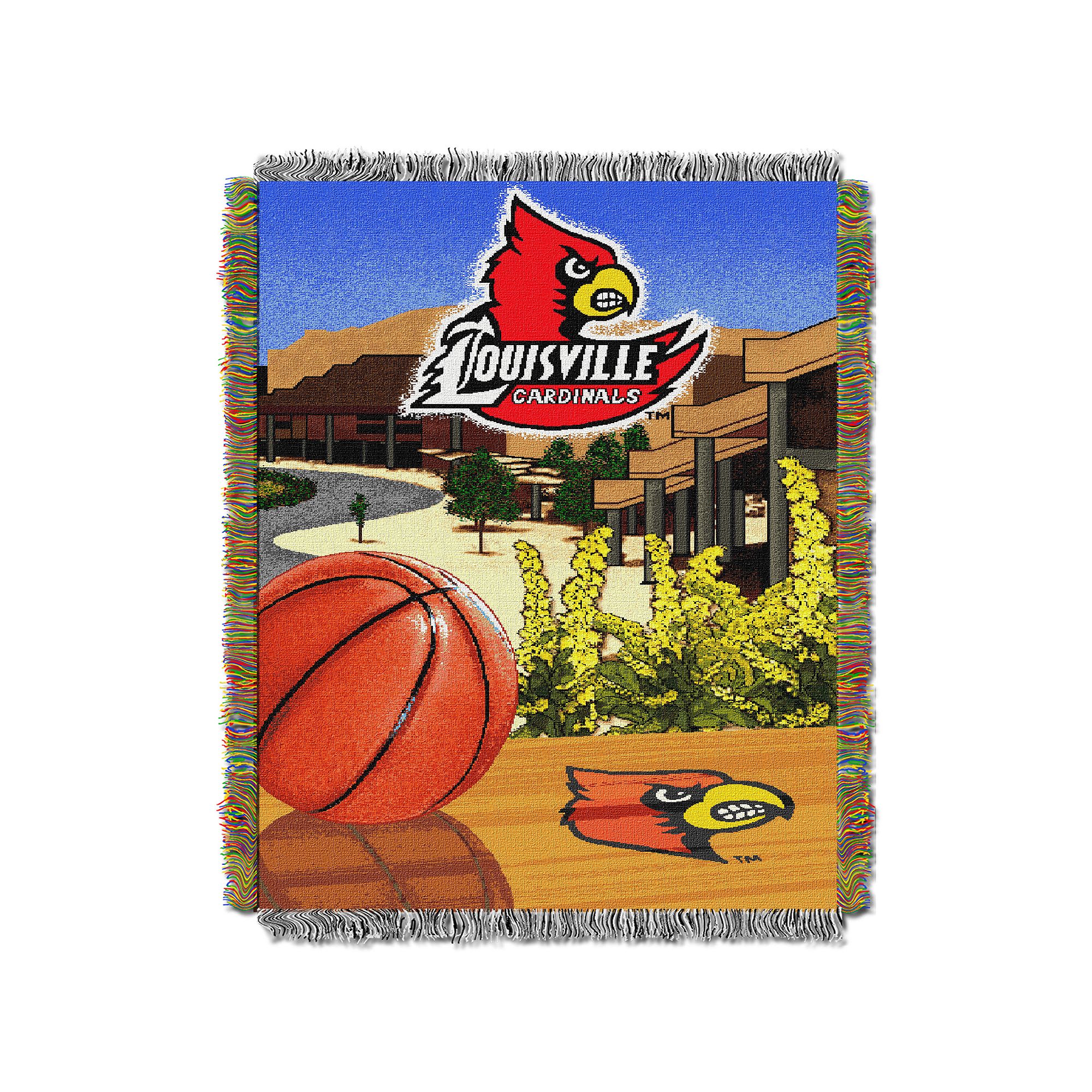 Louisville Cardinals Tapestry Throw by Northwest, Team