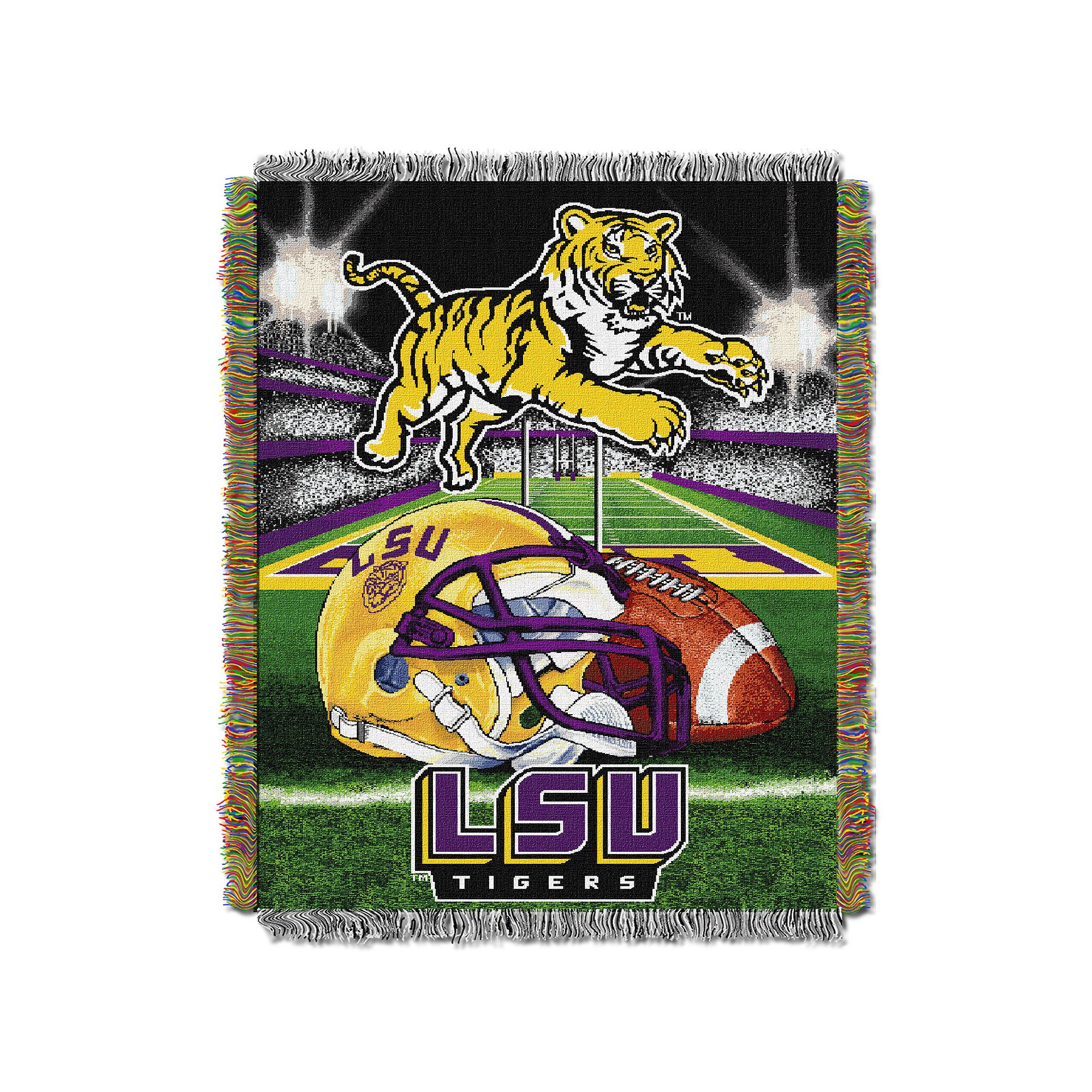 LSU Tigers Tapestry Throw by Northwest, Team