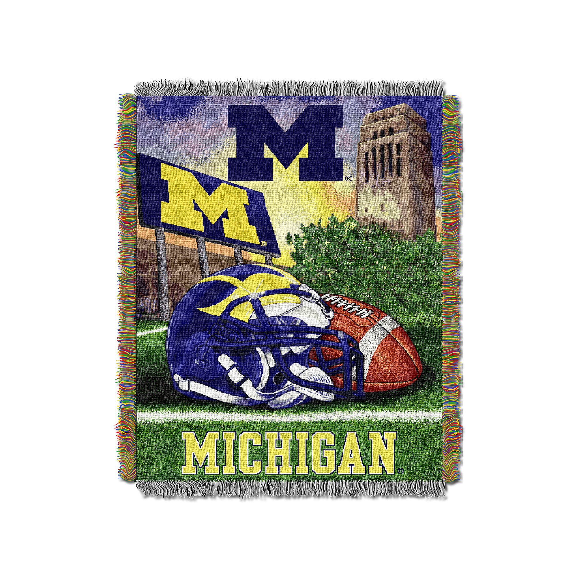 Michigan Wolverines Tapestry Throw by Northwest, Team
